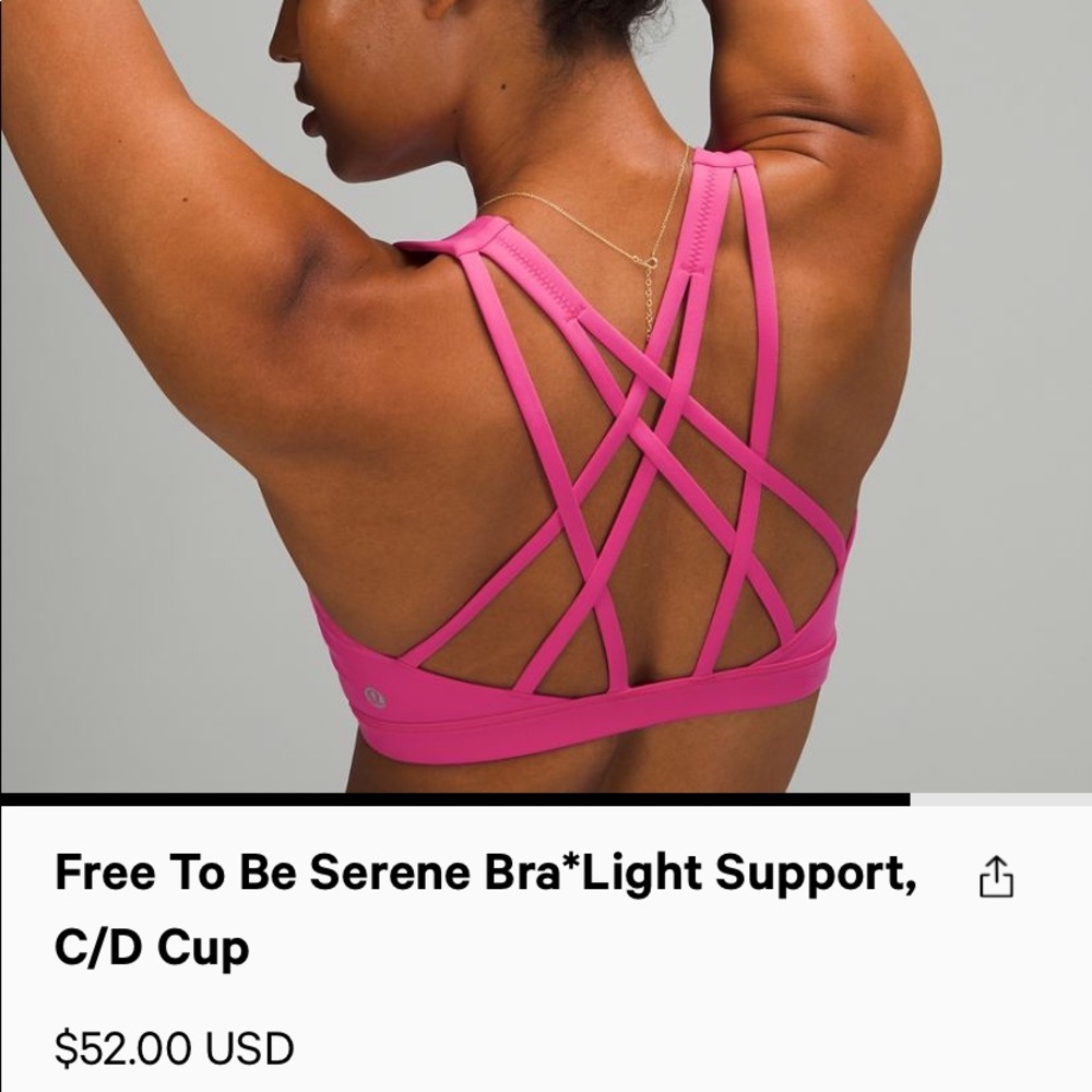 Lululemon Free to be Serene Bra